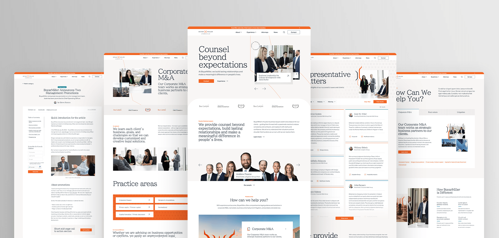 Law firm website design