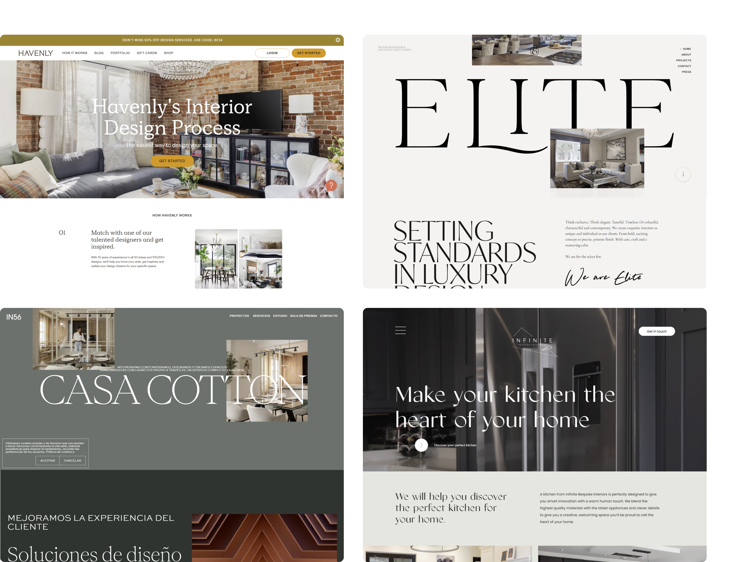 web design for interior designers